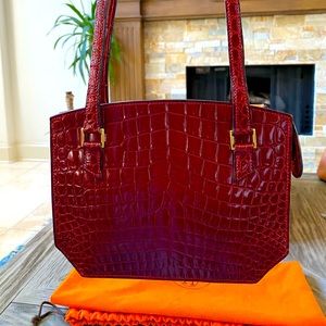 Hermès Vintage Poro Crocodile bag